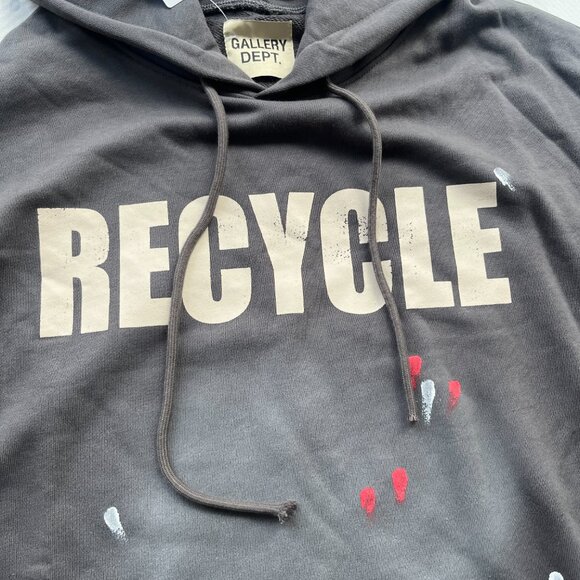 Gallery Dept Hand-Painted Ink Graffiti Hoodie - Picture 3 of 7